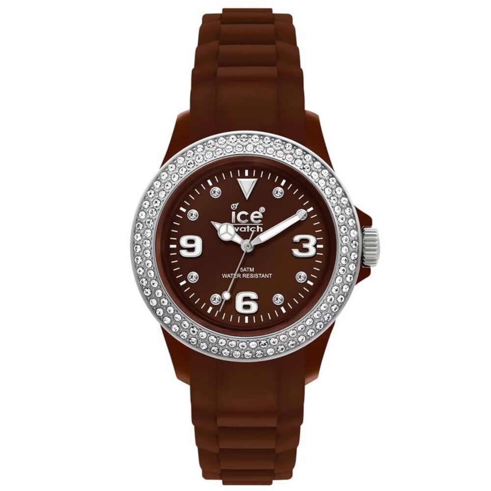 Ice watch Men's Stone sili Brown Dial Watch - ST.NS.U.S.10